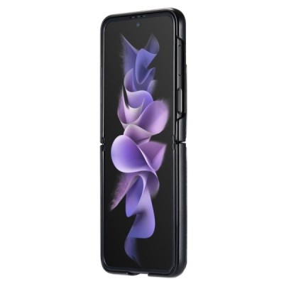 Samsung Galaxy Z Flip3 (F711) „CaseMe“ solidus plastikinis juodas dėklas - nugarėlė | Priedai.lt
