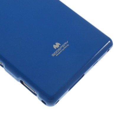 Sony Xperia M2 D2303 Mercury tumši zils cieta silikona (TPU) futrālis / Vacins.lv