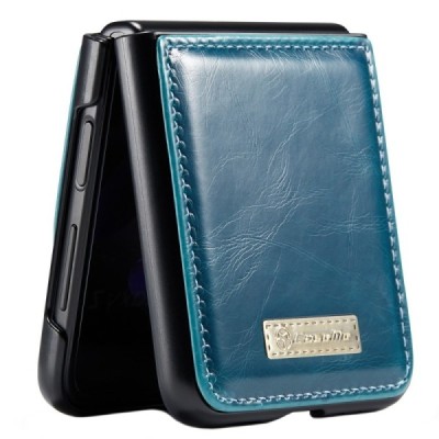 Samsung Galaxy Z Flip3 (F711) „CaseMe“ solīds zaļš plastika apvalks | Vacins.lv
