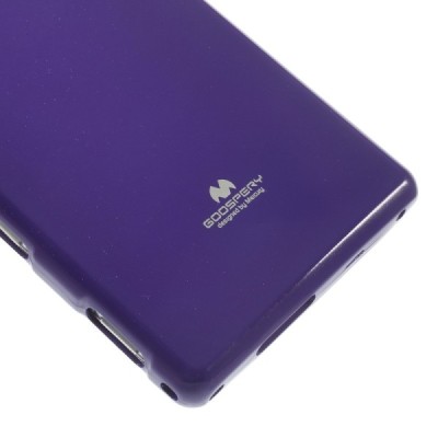 Sony Xperia M2 D2303 Mercury violetinis kieto silikono tpu dėklas - nugarėlė / Priedai.lt
