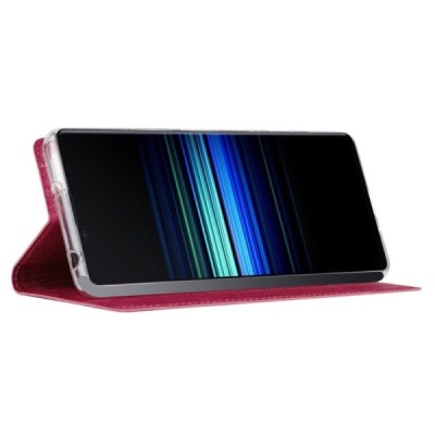 Sony Xperia 10 IV „Vili“ atvērams rozs ādas maciņš | Vacins.lv