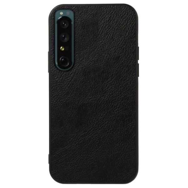 „Deluxe Leather“ ādas apvalks - melns (Xperia 1 IV)