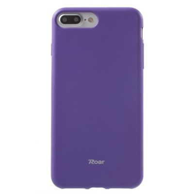 Apple iPhone 7 Plus (8 Plus) „Roar“ cieta silikona (TPU) violeta apvalks | vacins.lv