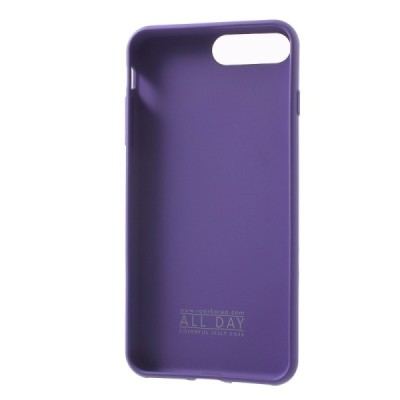 Apple iPhone 7 Plus (8 Plus) „Roar“ cieta silikona (TPU) violeta apvalks | vacins.lv