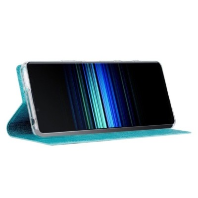 Sony Xperia 1 IV „Vili“ atvērams zils ādas maciņš | Vacins.lv