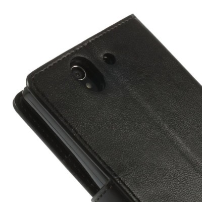 Mercury Sonata atverčiamas Sony Xperia Z juodas odinis dėklas - piniginė / Priedai.lt