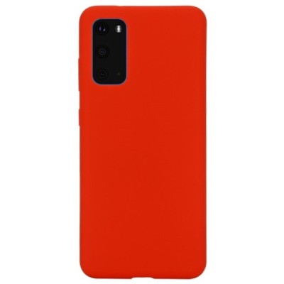 Samsung Galaxy S20 (G980) Shell cieta silikona (TPU) apvalks - sarkans | vacins.lv