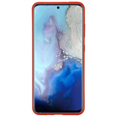 Samsung Galaxy S20 (G980) Shell cieta silikona (TPU) apvalks - sarkans | vacins.lv