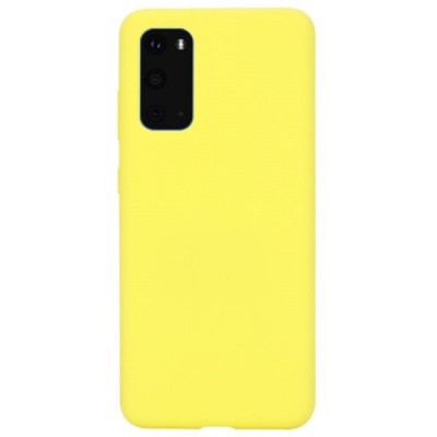 Samsung Galaxy S20 (G980) Shell cieta silikona (TPU) apvalks - dzeltens | vacins.lv