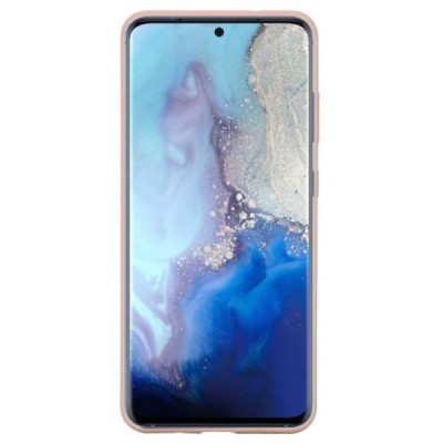 Samsung Galaxy S20 (G980) Shell kieto silikono (TPU) dėklas rožinis - nugarėlė | Priedai.lt