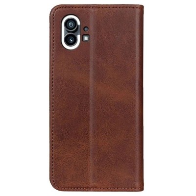 Nothing Phone 1 5G „Split“ sērijas tumši brūns atvērams maciņš, maks | Vacins.lv