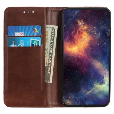 Nothing Phone 1 5G „Split“ sērijas tumši brūns atvērams maciņš, maks | Vacins.lv