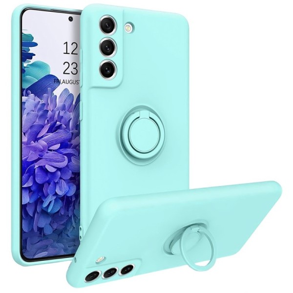 „Ring“ Kickstand (TPU) apvalks - piparmētru (Galaxy S21 FE 5G)