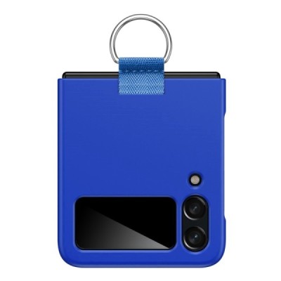 Samsung Galaxy Z Flip4 (F721) „Ring“ plastikinis mėlynas dėklas - nugarėlė | Priedai.lt