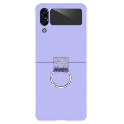 Samsung Galaxy Z Flip4 (F721) „Ring“ plastikinis violetinis dėklas - nugarėlė | Priedai.lt