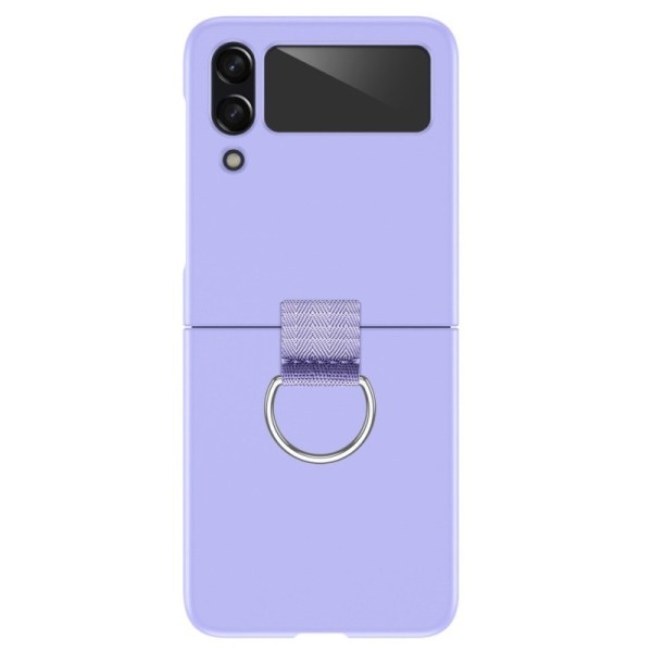 „Ring“ plastmasas apvalks - violeta (Galaxy Z Flip4)