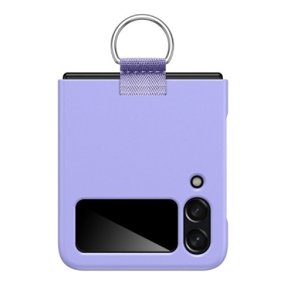 Samsung Galaxy Z Flip4 (F721) „Ring“ plastmasas violeta apvalks | vacins.lv