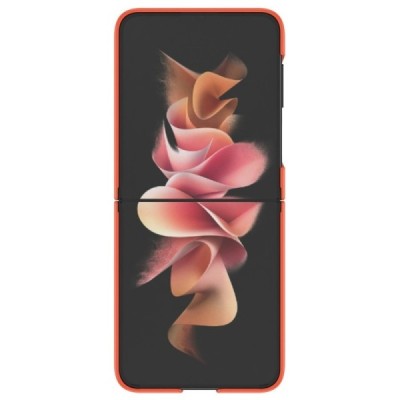 Samsung Galaxy Z Flip4 (F721) „Ring“ plastmasas oranžs apvalks | vacins.lv