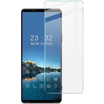 Sony Xperia 1 IV „Imak“ 9H Tempered Glass (nepilno dengimo) sustiprintos apsaugos skaidrus apsauginis ekrano stiklas 0,3 mm | Pr