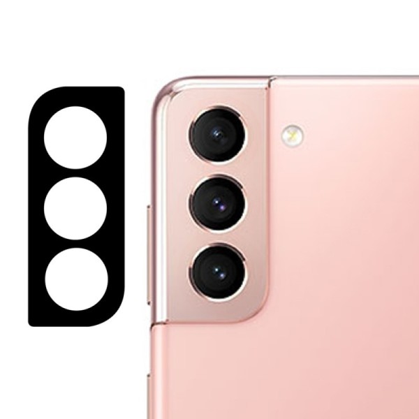 „Premium“ apsauginis galinės kameros stiklas 0.3 mm - juodas (Galaxy S22 5G / S22+ 5G)