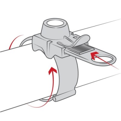 „RAM Mounts“ X-Grip telefona turētājs velosipēdam, elektroskrejritenim (piestiprina pie stūres) | Vacins.lv