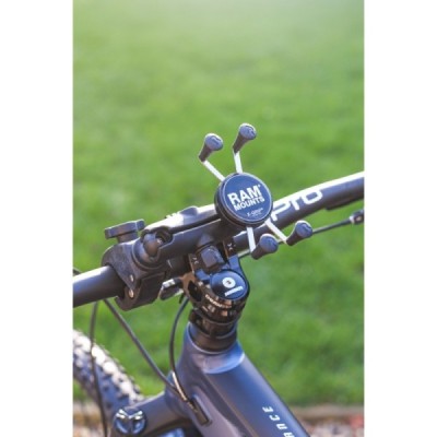 „RAM Mounts“ X-Grip telefona turētājs motociklam, kvadraciklam, velosipēdam, elektroskrejritenim (piestiprina pie stūres) | Vaci