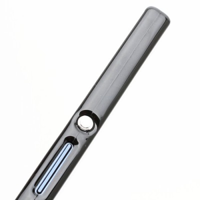 Sony Xperia Z Mercury melns cieta silikona (TPU) futrālis / Vacins.lv