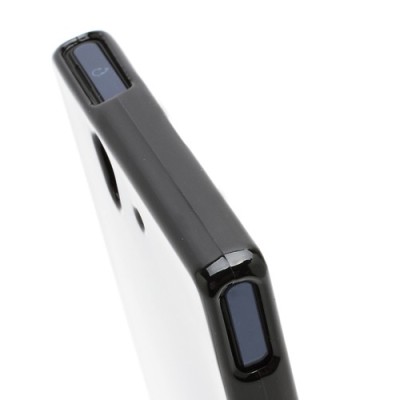 Sony Xperia Z Mercury melns cieta silikona (TPU) futrālis / Vacins.lv