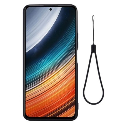 Xiaomi Poco F4 5G Shell cieta silikona (TPU) apvalks - melns | vacins.lv