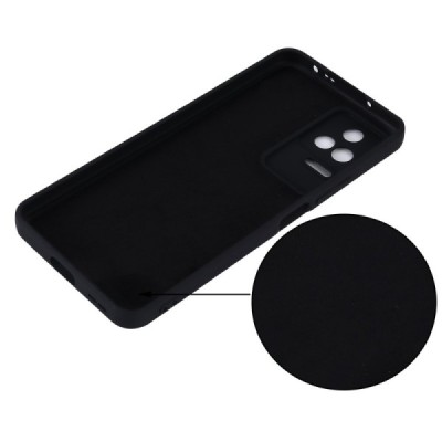 Xiaomi Poco F4 5G Shell cieta silikona (TPU) apvalks - melns | vacins.lv