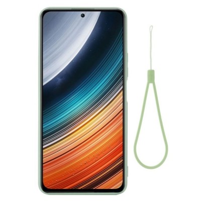 Xiaomi Poco F4 5G „Shell“ cieta silikona (TPU) zaļš apvalks | Vacins.lv
