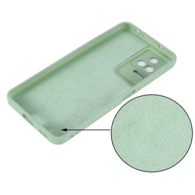 Xiaomi Poco F4 5G „Shell“ cieta silikona (TPU) zaļš apvalks | Vacins.lv