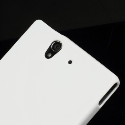 Sony Xperia Z Mercury balts cieta silikona (TPU) futrālis / Vacins.lv