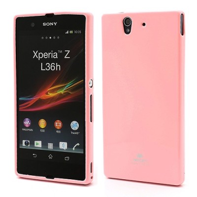 Sony Xperia Z Mercury rozs cieta silikona (TPU) futrālis / Vacins.lv
