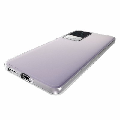 Xiaomi Poco F4 5G kieto silikono TPU skaidrus dėklas - nugarėlė | Priedai.lt