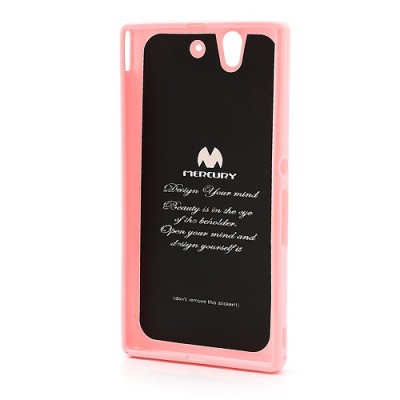 Sony Xperia Z Mercury rozs cieta silikona (TPU) futrālis / Vacins.lv