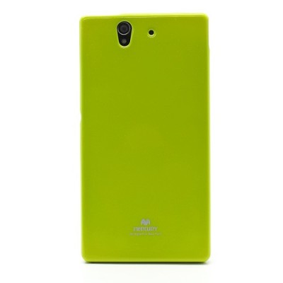 Sony Xperia Z Mercury žalias kieto silikono tpu dėklas - nugarėlė / Priedai.lt