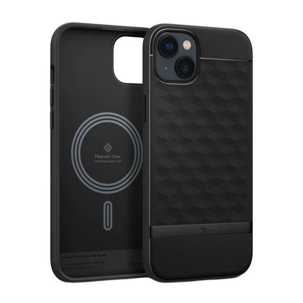 „Caseology“ Parallax Mag apvalks - melns (iPhone 14 Plus)