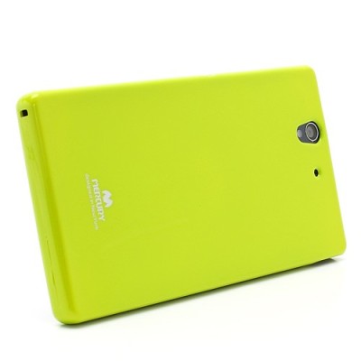 Sony Xperia Z Mercury žalias kieto silikono tpu dėklas - nugarėlė / Priedai.lt