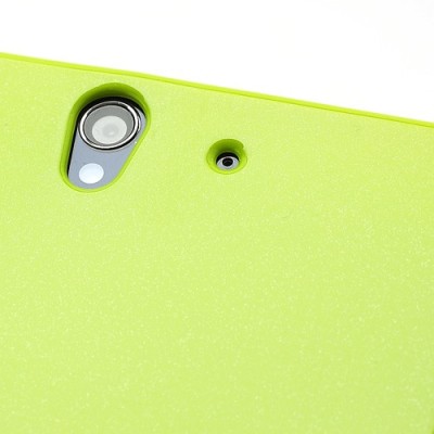 Sony Xperia Z Mercury žalias kieto silikono tpu dėklas - nugarėlė / Priedai.lt