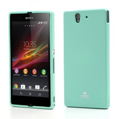 Sony Xperia Z Mercury piparmētru cieta silikona (TPU) futrālis / Vacins.lv