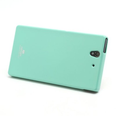 Sony Xperia Z Mercury piparmētru cieta silikona (TPU) futrālis / Vacins.lv