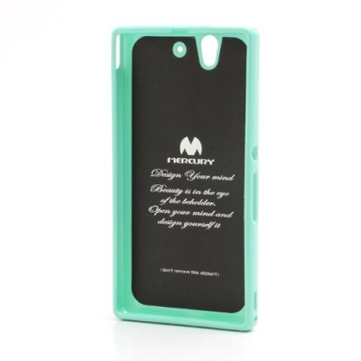 Sony Xperia Z Mercury piparmētru cieta silikona (TPU) futrālis / Vacins.lv