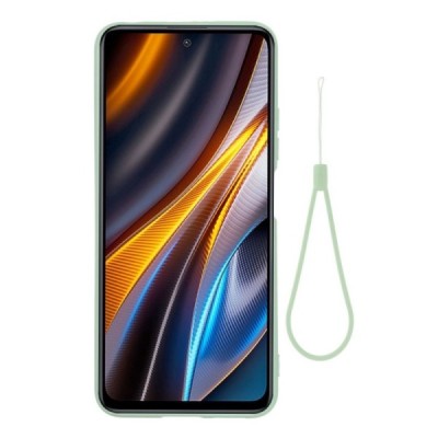 Xiaomi Poco X4 GT (Redmi Note 11T Pro, Redmi Note 11T Pro+) Shell kieto silikono TPU žalias dėklas - nugarėlė | Priedai.lt