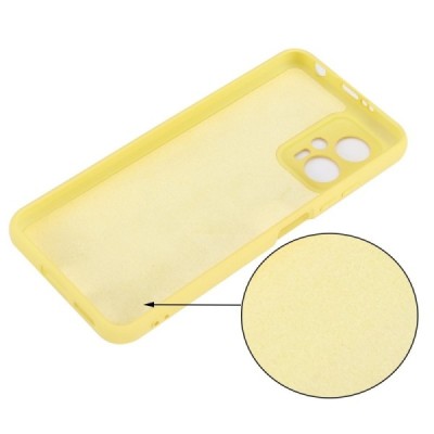 Xiaomi Poco X4 GT (Redmi Note 11T Pro, Redmi Note 11T Pro+) „Shell“ cieta silikona (TPU) dzeltens apvalks | vacins.lv