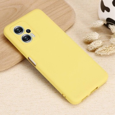 Xiaomi Poco X4 GT (Redmi Note 11T Pro, Redmi Note 11T Pro+) „Shell“ cieta silikona (TPU) dzeltens apvalks | vacins.lv