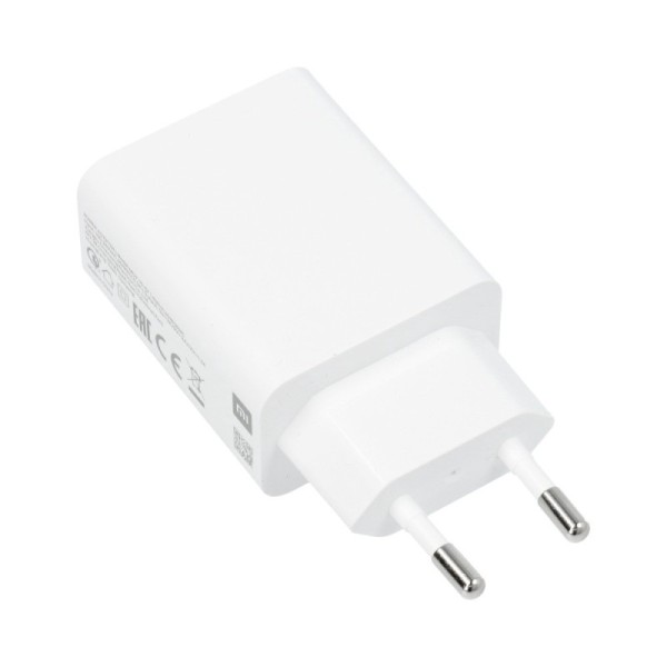 „Xiaomi“ Fast Charge tīkla lādētājs - balts (Max 18W)