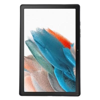 Samsung Galaxy Tab A8 10.5 2021 (X200, X205) „Shell“ cieta silikona (TPU) melns apvalks | vacins.lv