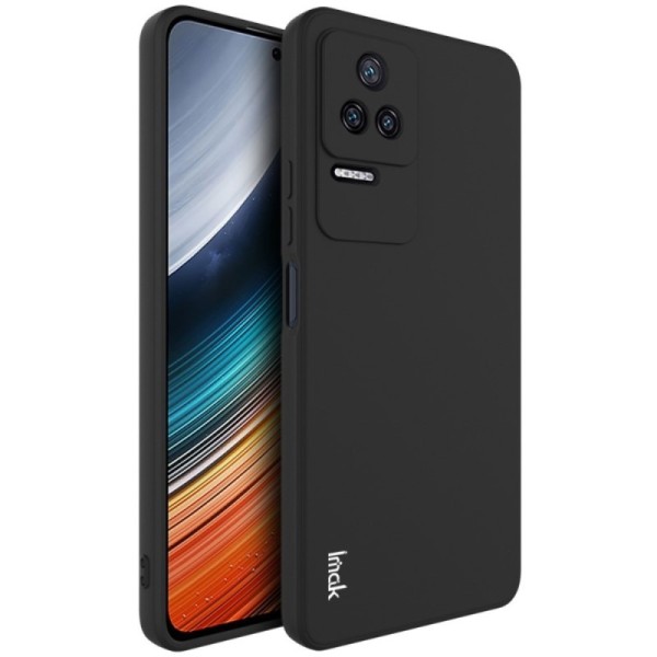 „Imak“ cieta silikona (TPU) apvalks - melns (Poco F4)