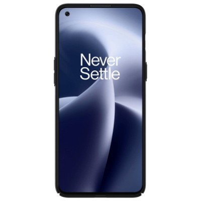 Nillkin Frosted Shield OnePlus Nord 2T 5G melns plastmasas futrālis | Vacins.lv